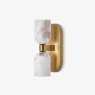 Up-Down Alabaster Duo Wall Sconce