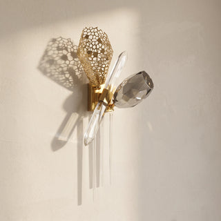 Ottilie Sculptural Crystal Wall Sconce