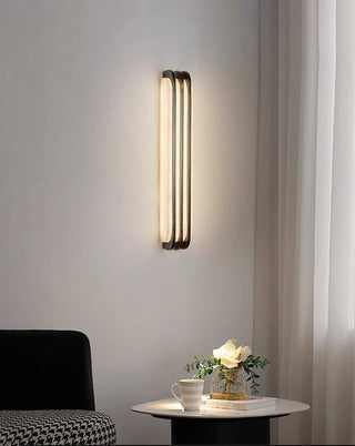 Virex Alabaster Layered Wall Sconce