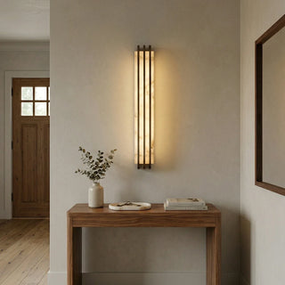 Virex Alabaster Layered Wall Sconce