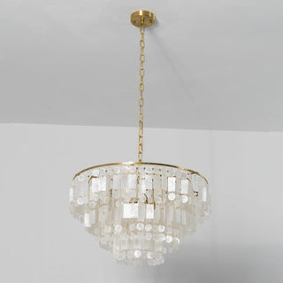 Waterfall Natural Shell Chandelier