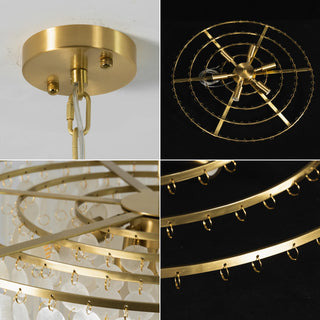 Waterfall Natural Shell Chandelier