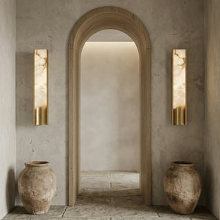 Wave Vein Aurelia Alabaster Wall Light