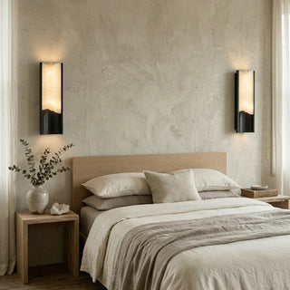 Wave Vein Aurelia Alabaster Wall Light