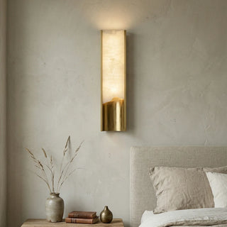 Wave Vein Aurelia Alabaster Wall Light