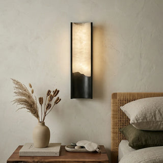 Wave Vein Aurelia Alabaster Wall Light