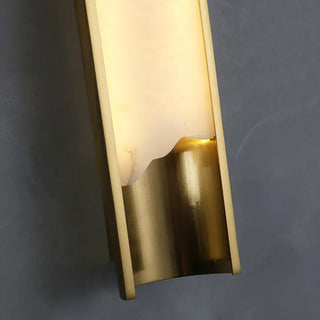 Wave Vein Aurelia Alabaster Wall Light