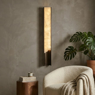 Wave Vein Aurelia Alabaster Wall Light
