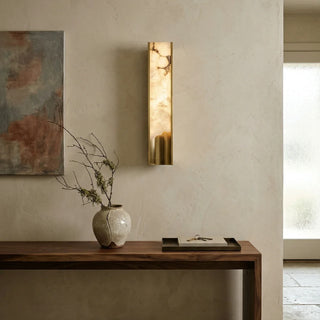 Wave Vein Aurelia Alabaster Wall Light