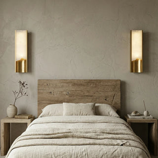 Wave Vein Aurelia Alabaster Wall Light