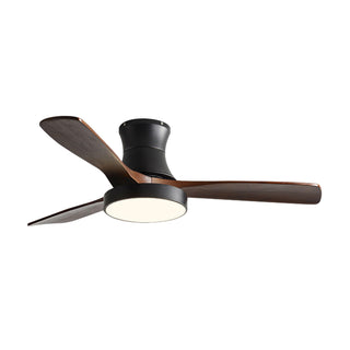 Wooden Three Blade Ceiling Fan Lights