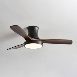 Wooden Three Blade Ceiling Fan Lights
