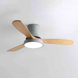 Wooden Three Blade Ceiling Fan Lights