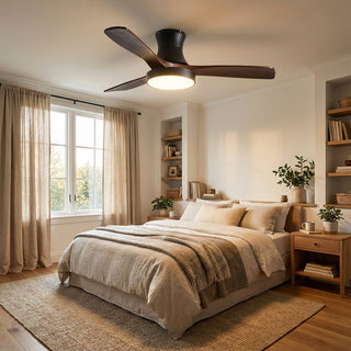 Wooden Three Blade Ceiling Fan Lights