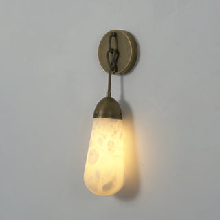 Wren Hanging Alabaster Sconce