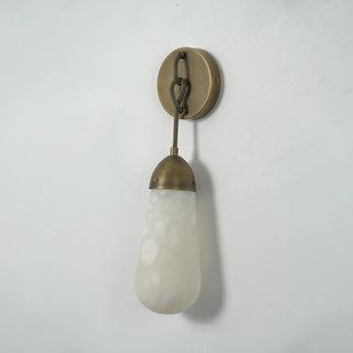 Wren Hanging Alabaster Sconce