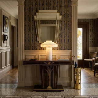 Ziggara Tiered Alabaster Table Lamp