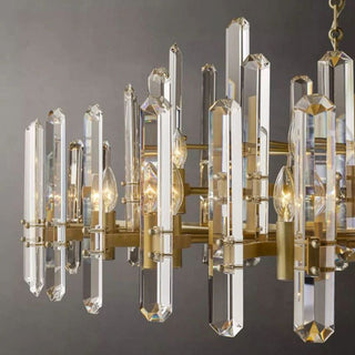 Browning Prism Linear Chandelier 72"