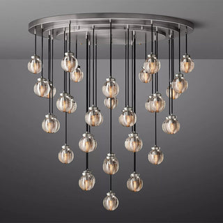 Fantasy Pearl Ball Round Chandelier 48"