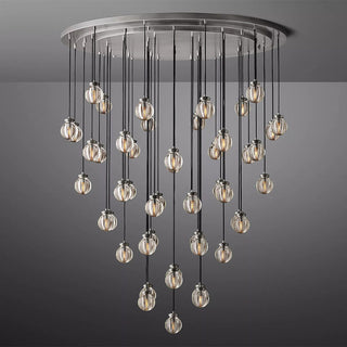 Fantasy Pearl Ball Round Chandelier 60"