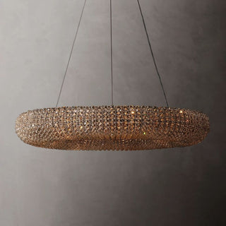 Crystal Clear Round Chandelier