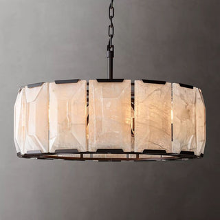 Harson Calcite Round Chandelier 31"