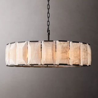 Harson Calcite Round Chandelier 43"