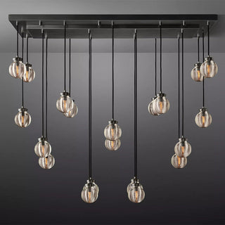 Fantasy Pearl Ball Linear Chandelier 54"